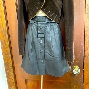 Beautiful cotton couture  black skirt